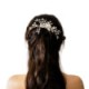 Tocado de Novia Peineta de Cristales y Perlas