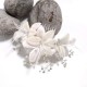 Tocado de Novia Flores Lilis y Cristales Mod 76