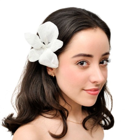 Tocado de Novia Flor de Organza TN-25