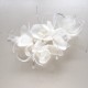 Peineta de flores de organza de seda TN-08
