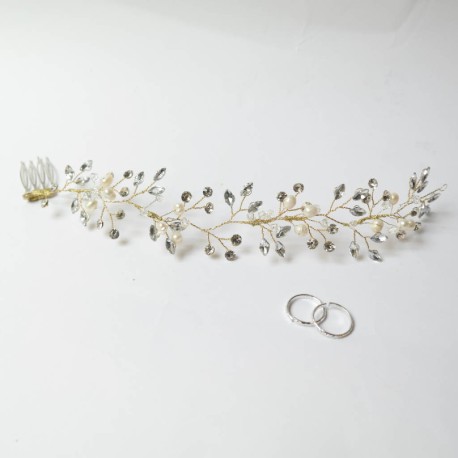 Tocado de Novia Cristales TN-70