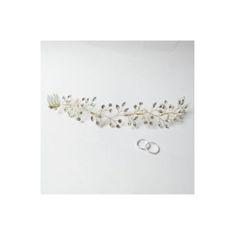 Tocado de Novia Cristales TN-70