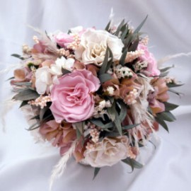 Ramo de Novia Rosas Preservadas