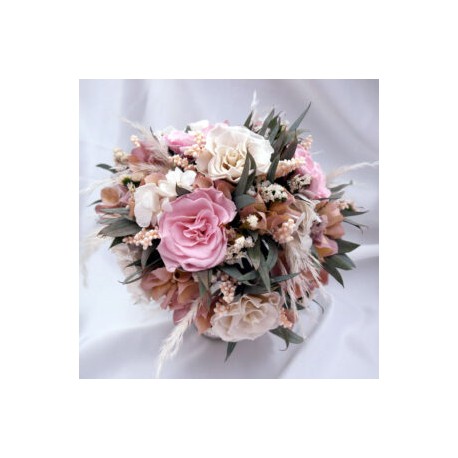 Ramo de Novia Rosas Preservadas