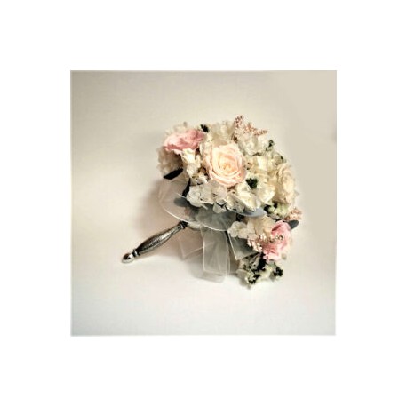 Ramo de Novia de Rosas y Hortensias Preservadas RN-40