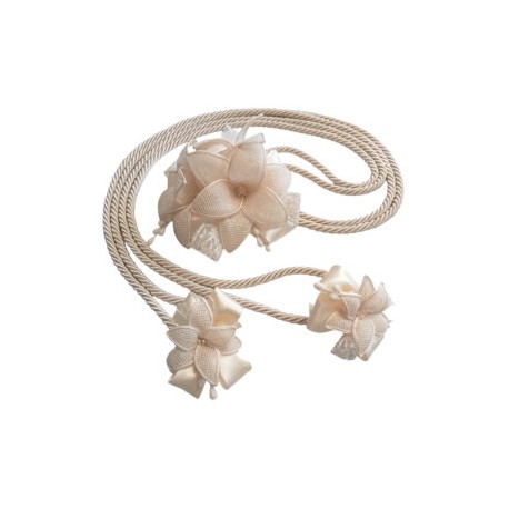 Lazo para Bodas Flores de Yute LTA002